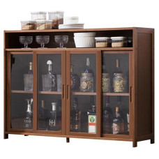 Modern Minimalist Dining Side Cabinet for Home Kitchen Restaurant Storage Tea Water Cupboards