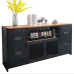 Industrial Style Buffet Sideboard Iron Storage Cabinet Tea Table Retro Dining Prep Cabinet Bar Wine Cabinet Cupboard Industrial Style Buffet Sideboard Iron Storage Cabinet Tea Table Retro Dining Prep Cabinet Bar Wine Cabinet Cupboard