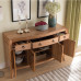 Village Style Solid Wood Sideboard Tea Tank Multi-Function Cabinet
