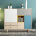 Ikea Style Living Room Locker Decoration Cabinet