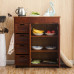 Solid Wood Dining Table Locker Simple Modern Kitchen Floor Removable Cabinet Solid Wood Dining Table Locker Simple Modern Kitchen Floor Removable Cabinet