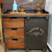 Loft Industrial Style Table Side Cabinet Iron Lockers Bar Wine Cabinet Loft Industrial Style Table Side Cabinet Iron Lockers Bar Wine Cabinet