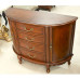 Solid Wood Decoration Side Cabinet Round Wine Cabinet