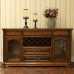 Solid Wood Sideboards Elm Cabinets Walnut Wooden Cupboards