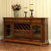 Solid Wood Sideboards Elm Cabinets Walnut Wooden Cupboards