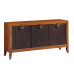Southeast Asian Style Solid Wood Cabinet Dining Room Furniture Bamboo Storage Sideboard