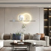 Modern Luxury Creative Round Wall Lights Decor for Living Room Book Room