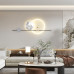 Modern Luxury Creative Round Wall Lights Decor for Living Room Book Room