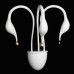 Fabio Fornasier Swan Wall Light Of 3 Heads Fabio Fornasier Swan Wall Light Of 3 Heads