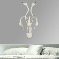 Fabio Fornasier Swan Wall Light Of 5 Heads Fabio Fornasier Swan Wall Light Of 5 Heads