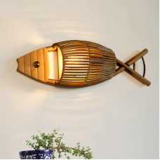 Bamboo Fish Wall Lamp Bamboo Fish Wall Lamp
