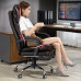 Genuine Leather Office Chair Ergonomic Backrest Reclining Computer Chair Comfortable for Long Sitting Genuine Leather Office Chair Ergonomic Backrest Reclining Computer Chair Comfortable for Long Sitting