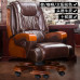 Leather Office Chair Reclining Executive Business Task Home Computer Chair