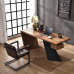 Loft Style Modern Office Solid Wood Desk Table For Office Internet Cafe Home Office Loft Style Modern Office Solid Wood Desk Table For Office Internet Cafe Home Office