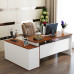 Modern Office Wood Boss Staff Desk Table
