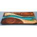 Modern River Style Whole Log Walnut Solid Wood Table Modern River Style Whole Log Walnut Solid Wood Table