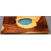 Modern River Style Whole Log Walnut Solid Wood Table Modern River Style Whole Log Walnut Solid Wood Table