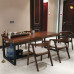Simple Iron Desk With Solid Wood Computer Desk Negotiating Table Simple Iron Desk With Solid Wood Computer Desk Negotiating Table