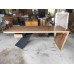 79 inches Nasdac Desk in Dark Oak Loft Office Table 200cm 79 inches Nasdac Desk in Dark Oak Loft Office Table 200cm