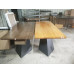 79 inches Nasdac Desk in Dark Oak Loft Office Table 200cm 79 inches Nasdac Desk in Dark Oak Loft Office Table 200cm
