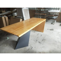 79 inches Nasdac Desk in Natural Pine Loft Office Table 200cm without drawers 79 inches Nasdac Desk in Natural Pine Loft Office Table 200cm without drawers