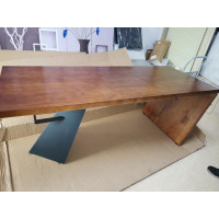 79 inches Nasdack Desk in Palisander Loft Office Table 200cm 79 inches Nasdack Desk in Palisander Loft Office Table 200cm