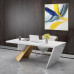 79 inches Nasdack Desk in White Loft Office Table 200cm 79 inches Nasdack Desk in White Loft Office Table 200cm