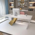 79 inches Nasdack Desk in White Loft Office Table 200cm 79 inches Nasdack Desk in White Loft Office Table 200cm