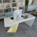 79 inches Nasdack Desk in White Loft Office Table 200cm 79 inches Nasdack Desk in White Loft Office Table 200cm