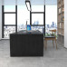 79 inches Nasdack Desk in Black Loft Office Table 200cm