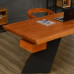 55 inches Nasdack Desk in Teak Loft Office Table 140cm 55 inches Nasdack Desk in Teak Loft Office Table 140cm
