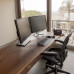 Loft Style Modern Office Solid Wood Desk Table