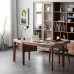 North American Walnut Desk Office Executive Writing Home Computer Student Corner