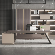 Modern Luxury Executive Manager Desk Chairs Set
