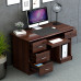 Modern Minimalist Single Office Computer Desk With Lockable Drawers Modern Minimalist Single Office Computer Desk With Lockable Drawers