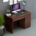 Modern Minimalist Single Office Computer Desk With Lockable Drawers Modern Minimalist Single Office Computer Desk With Lockable Drawers