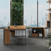 Modern Single Desk Chair Set for Office Boss