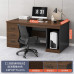 Compact Office Desk Set with Drawer Compact Office Desk Set with Drawer