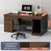 Compact Office Desk Set with Drawer Compact Office Desk Set with Drawer