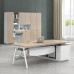 Boss Office Desk Chair Set Minimalist Modern Single Office Furniture Desk Large Executive Desk Manager Desk Boss Office Desk Chair Set Minimalist Modern Single Office Furniture Desk Large Executive Desk Manager Desk