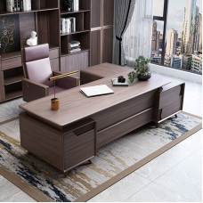 Chinese Style Solid Wood Office Desks Chairs Set Highend Boss Desk Walnut Office Furniture Customization Chinese Style Solid Wood Office Desks Chairs Set Highend Boss Desk Walnut Office Furniture Customization