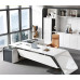 White Office Desk Designer Style High End Minimalistic Stylish Modern Creative Tech Boss White Office Desk Designer Style High End Minimalistic Stylish Modern Creative Tech Boss