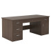 Office Desk Modern Minimalist PC Home Work Desk Chinese Style Imitation Wood Table