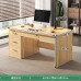 Office Desk Modern Minimalist PC Home Work Desk Chinese Style Imitation Wood Table