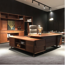 Modern Chinese Solid Wood Office Furniture Set