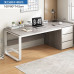 Modern Office Desk Set for Multiple People Simple Single Workstation Bedroom Computer Desk