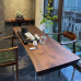 North American Black Walnut Wooden Slab Office Tea Table Desk buffet ebony rosewood North American Black Walnut Wooden Slab Office Tea Table Desk buffet ebony rosewood