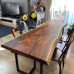 North American Black Walnut Wooden Slab Office Tea Table Desk buffet ebony rosewood North American Black Walnut Wooden Slab Office Tea Table Desk buffet ebony rosewood