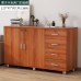 Office File Cabinet A4 Drawer Storage Cabinet with Lock Small Wooden Cabinet