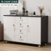 Office File Cabinet A4 Drawer Storage Cabinet with Lock Small Wooden Cabinet